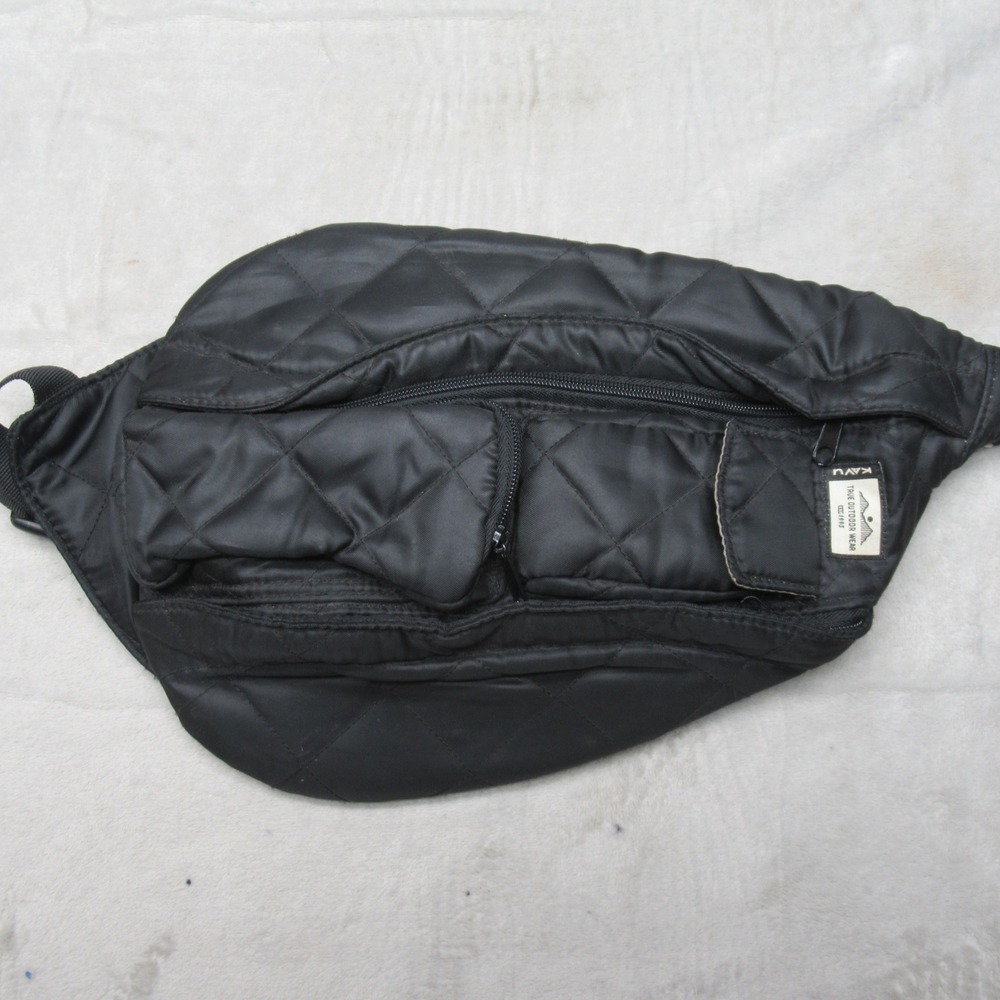Kavu Rope Sling Bag One Size Black Quilted Crossbody‎ Light Puffer Outdoor